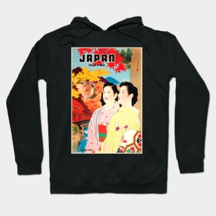 JAPAN Autumn in Nikko Japanese Travel Bureau Vintage Travel Hoodie